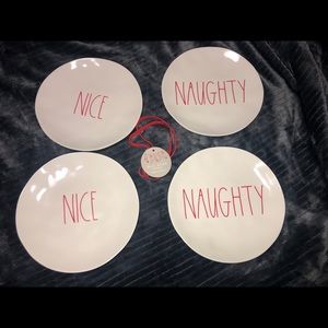 Rae Dunn Christmas Plates